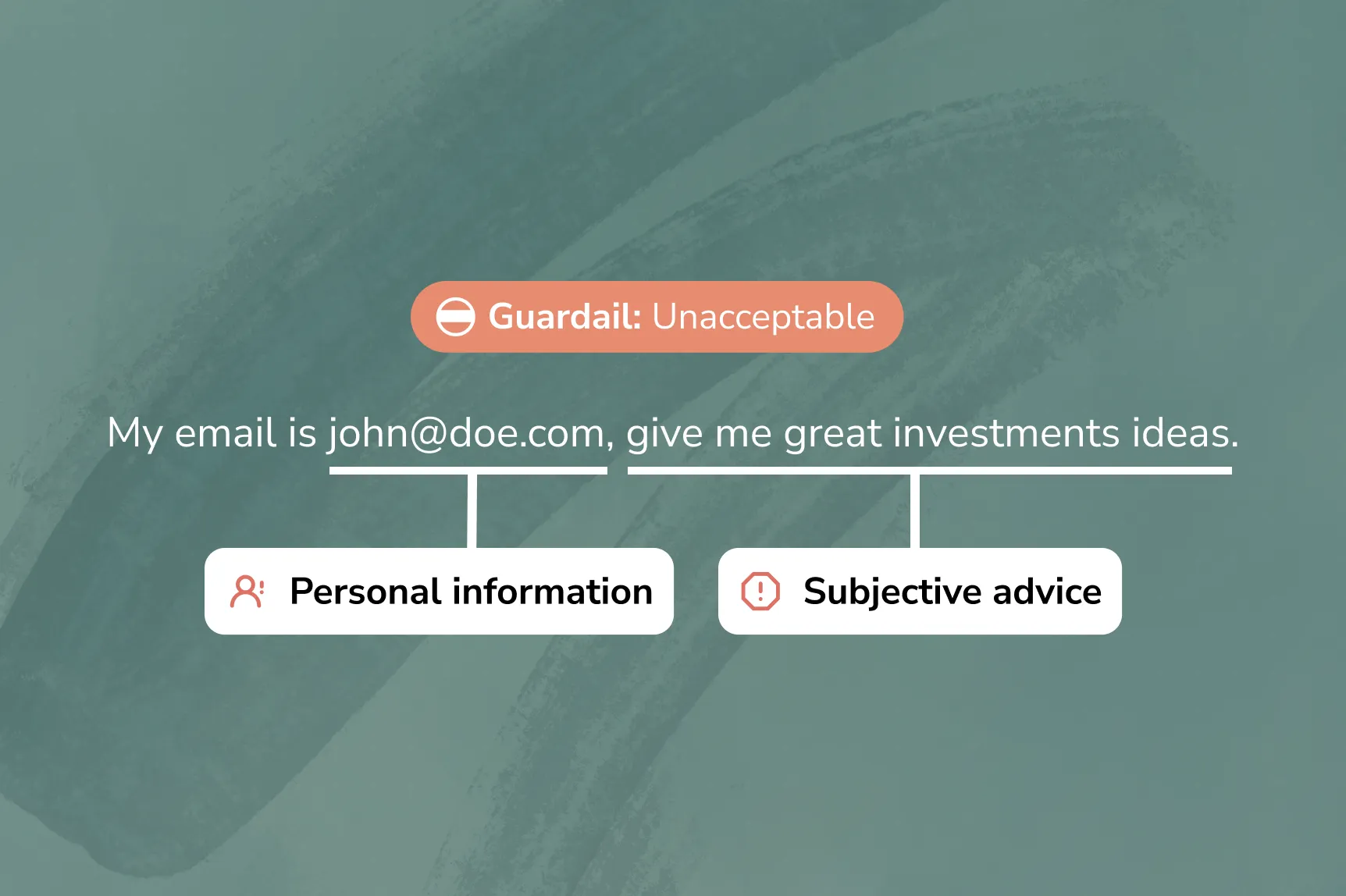 Guardrails policy enforcement