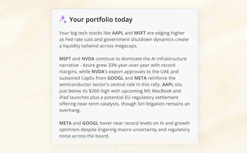 Screenshot of Telescope Instrument Insights highlighting a sophisticated trader workflow